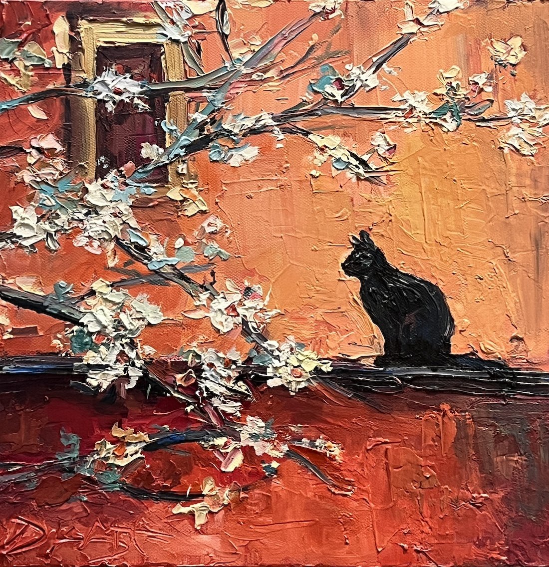 Japanesse Garden kitty.JPG