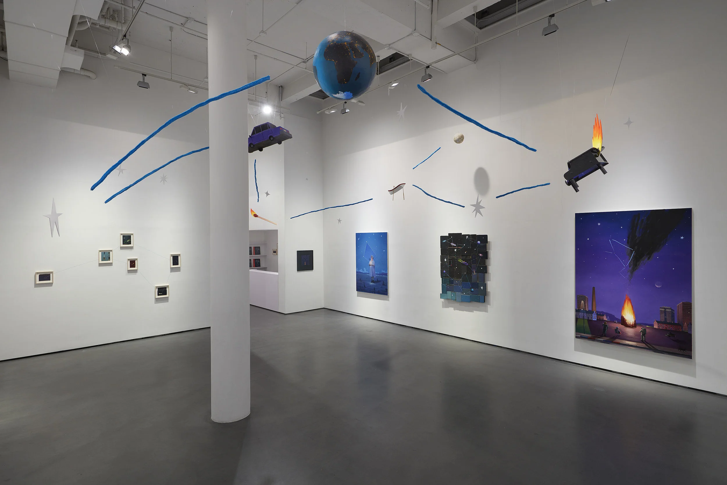 Installation views at Bryce Wolkowitz Gallery