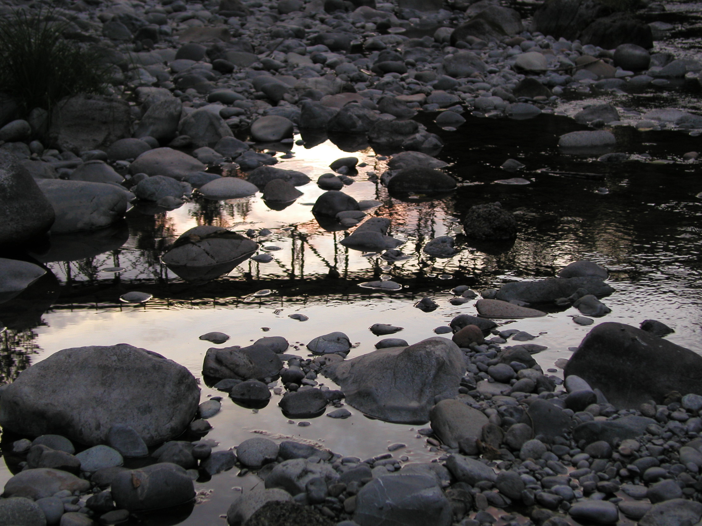 Reflection of the hwy 169 bridge between Enumclaw and Black Diamond.