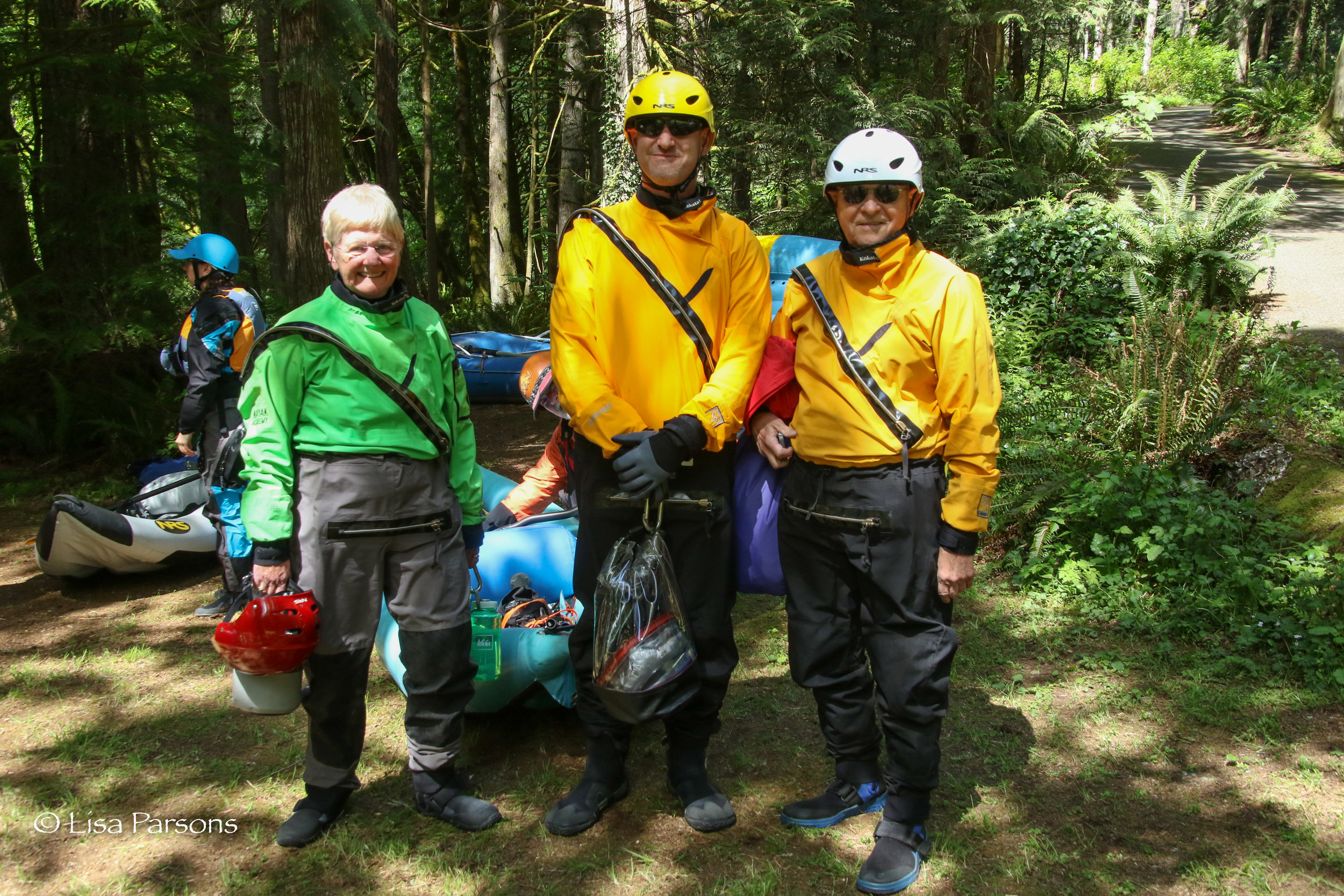 State Parks Officials Rafting the Gorge