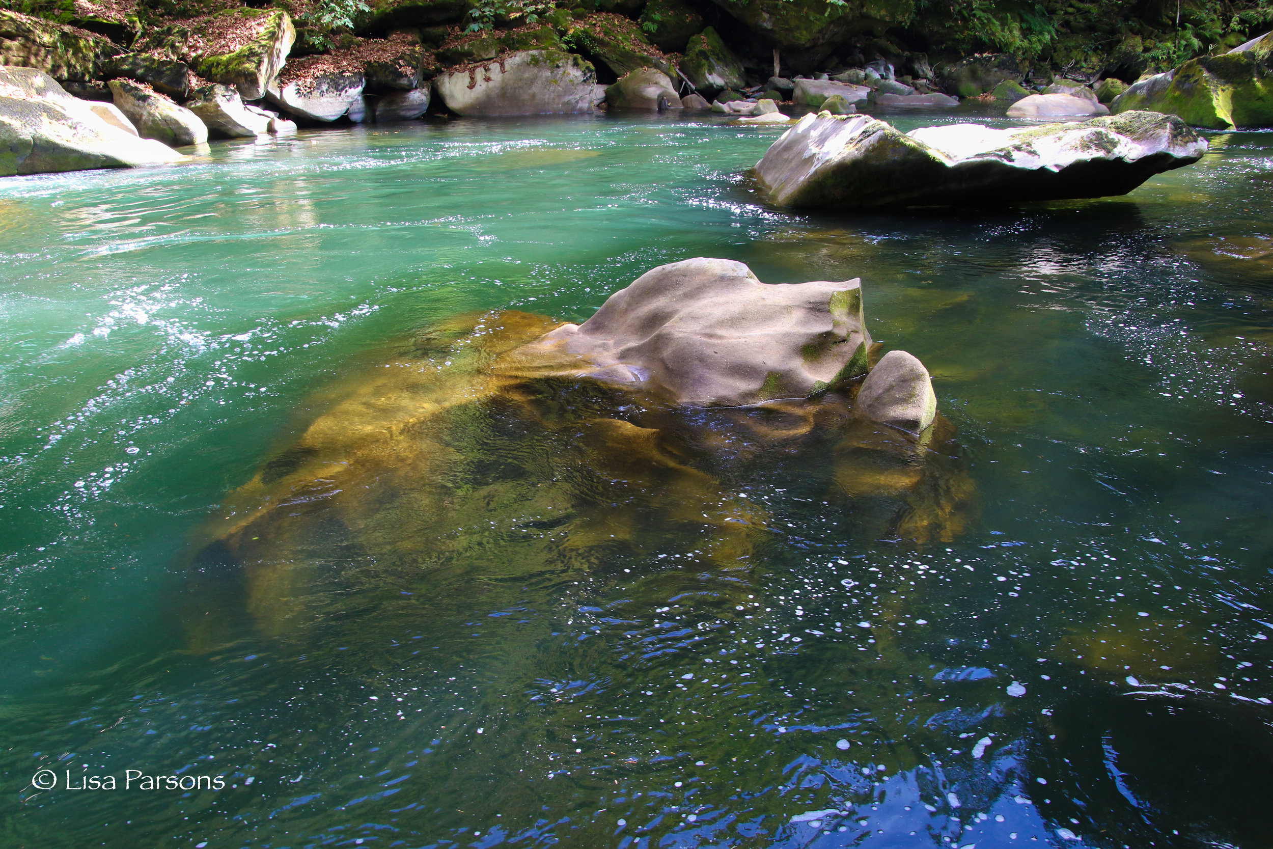 Jade Green and Sandstone