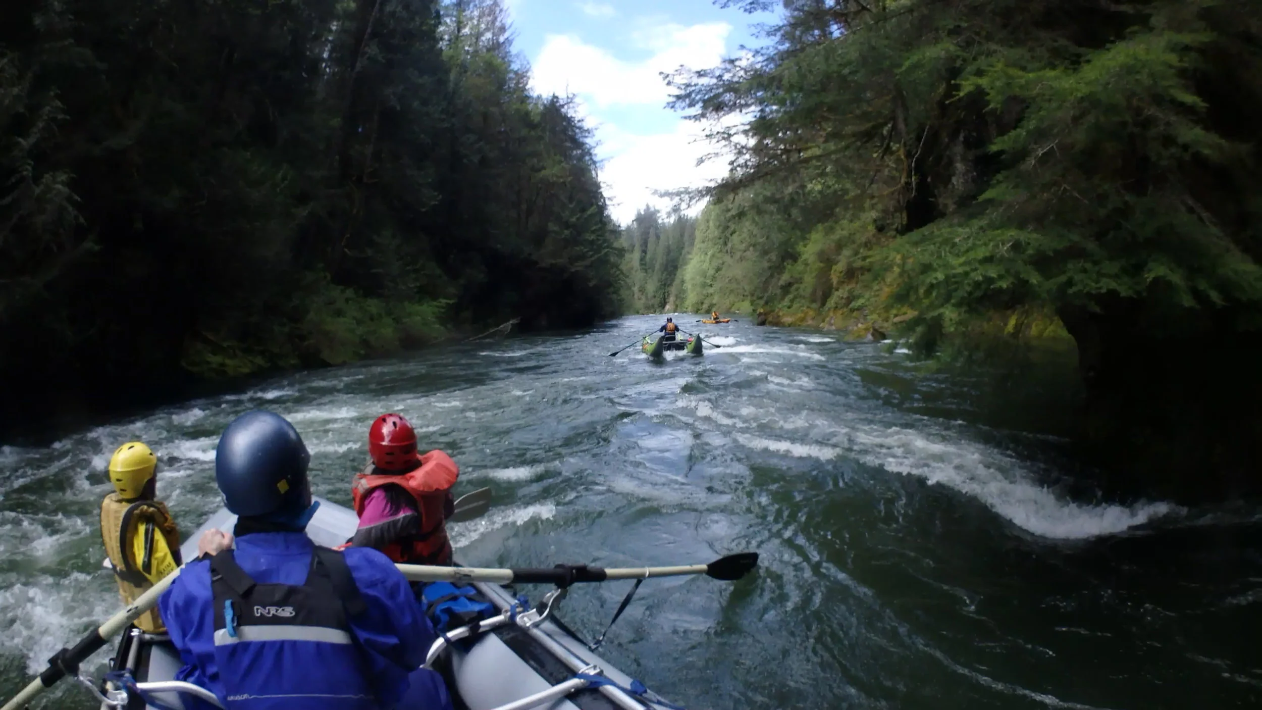 The Upper Green River Gorge at high water.