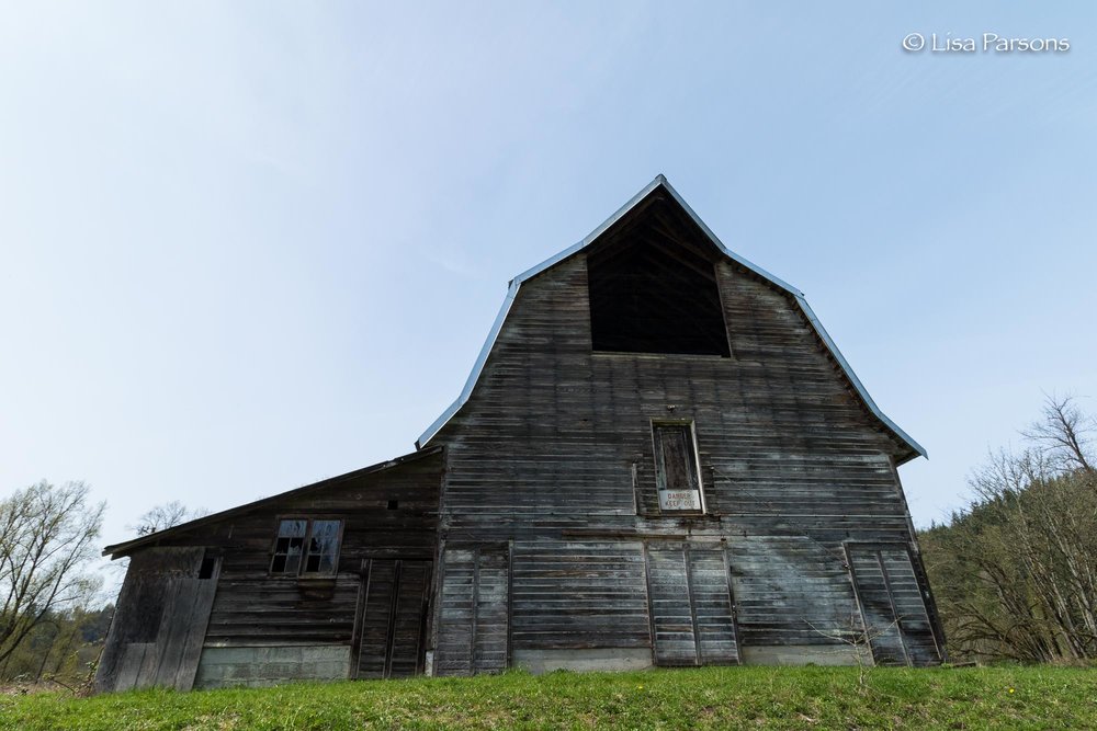 Old Weathered Grey Barn