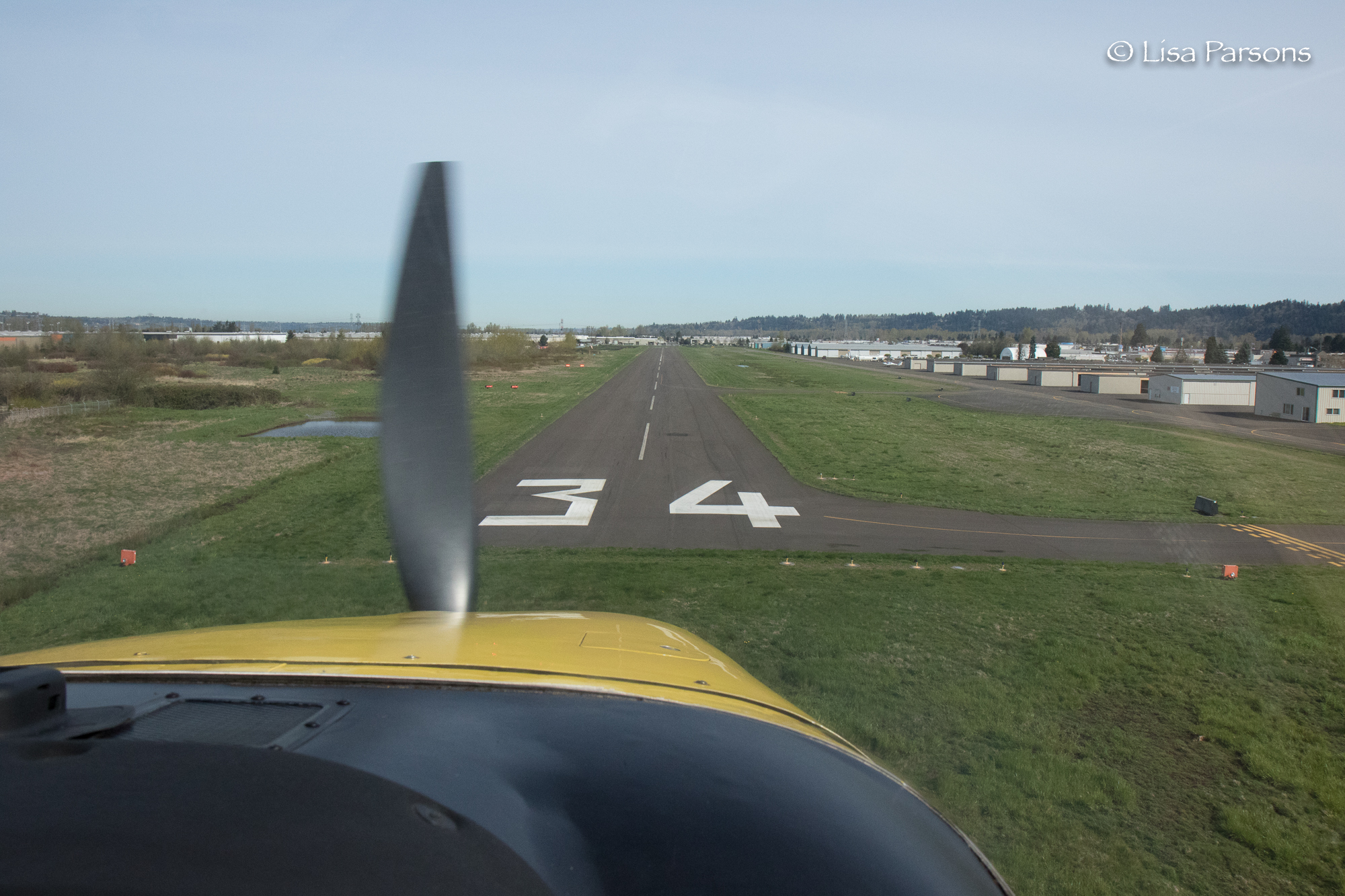 Landing at the Airport in Auburn (Copy)