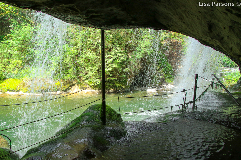 Waterfall From Cave