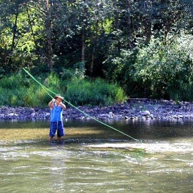 Looking forward to the lazy days of summer in the Green River Gorge.  Local fisherman finding his happy place on the river. #greenrivergorgegreenway #icycreek #rivers #whitewater #fishing #greenrivergorgeconservationarea #greenrivergorge #greenduwami