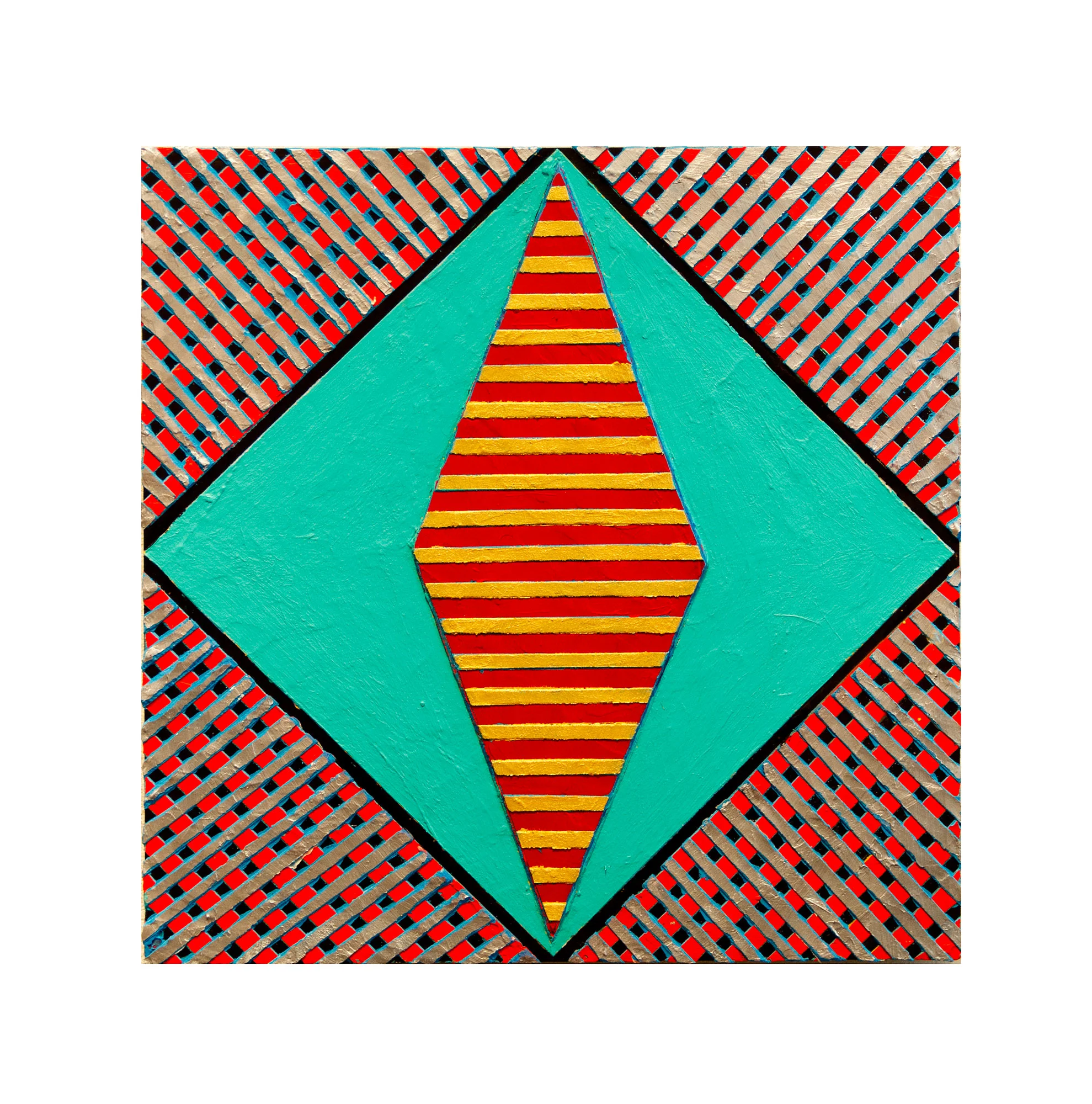 2017 "Resist" (2) Acrylic on Masonite 16H x 16W