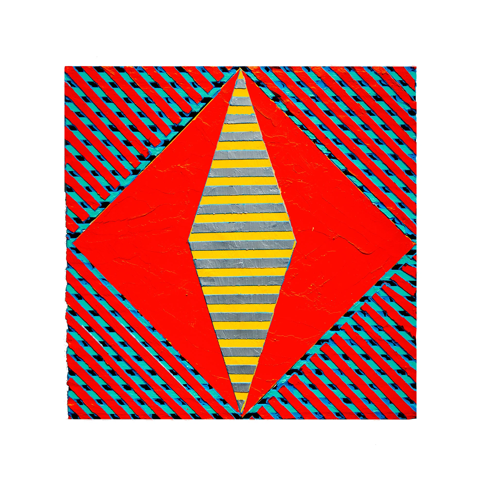 2017 "Resist" (3) Acrylic on Masonite 16H x 16W