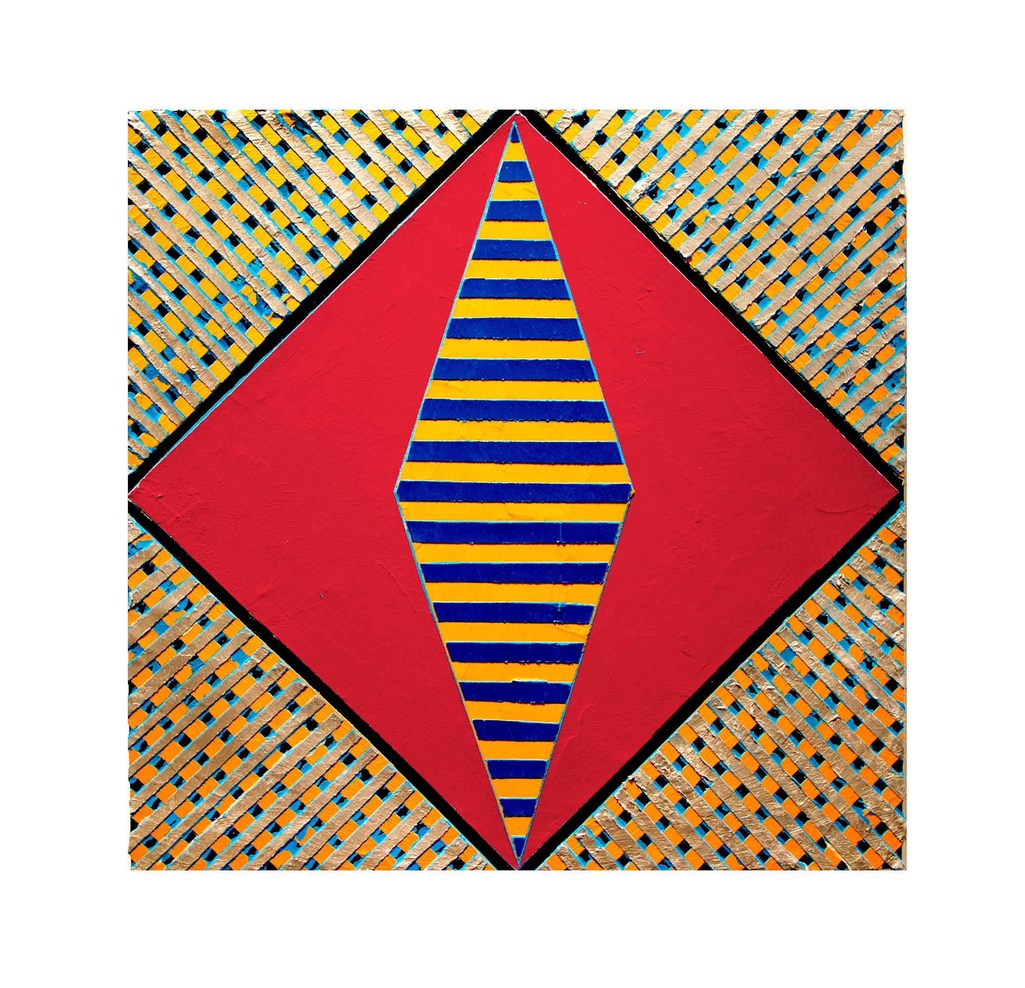 2017 "Resist" (6)" Acrylic on Masonite 16H x 16W