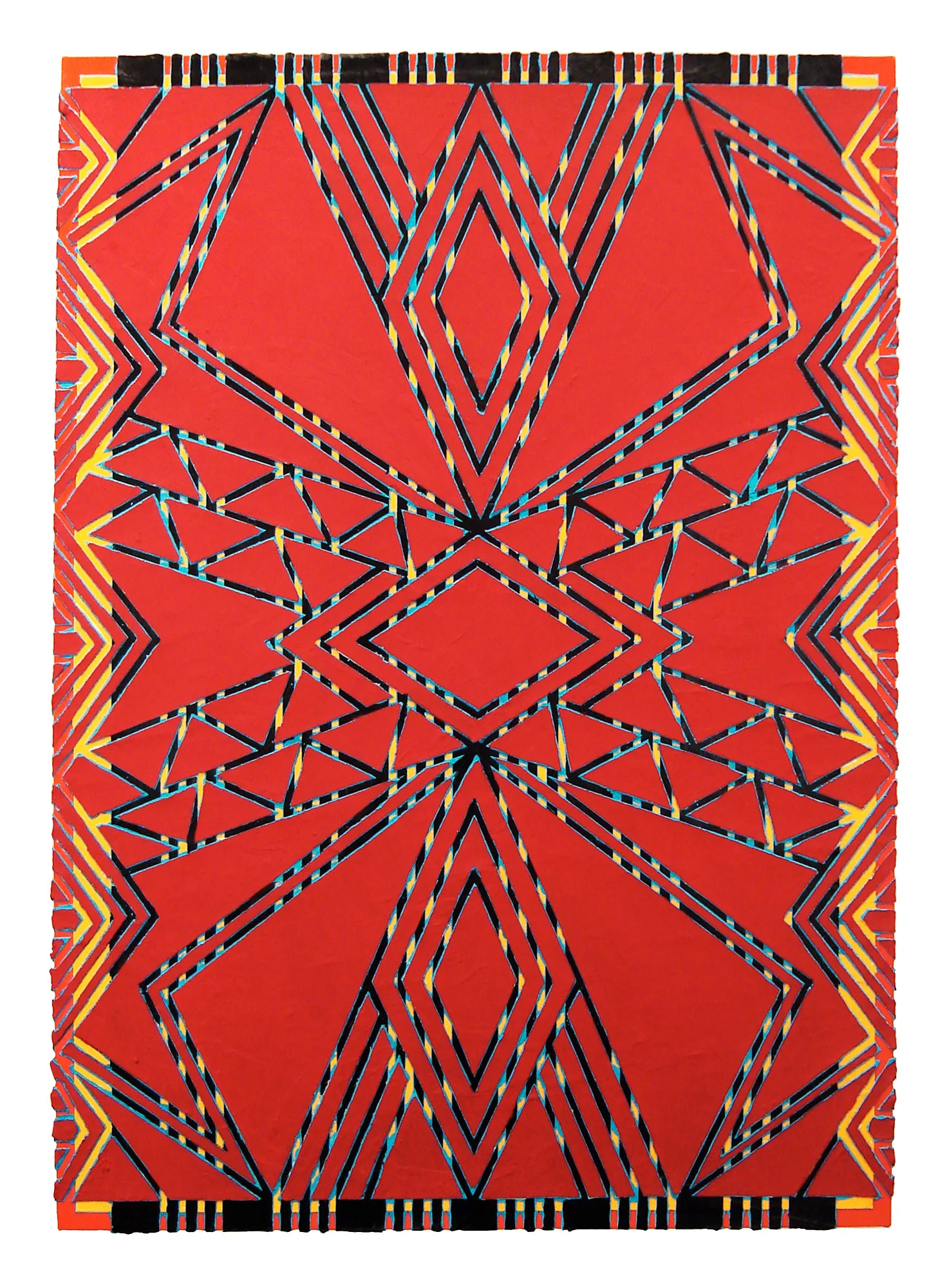 2007 "October Birthdays" Acrylic on Canvas 48H x 34W