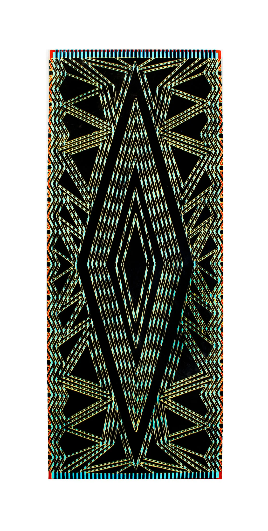 2007 "Jezabel" Acrylic on Canvas 84H x 33W
