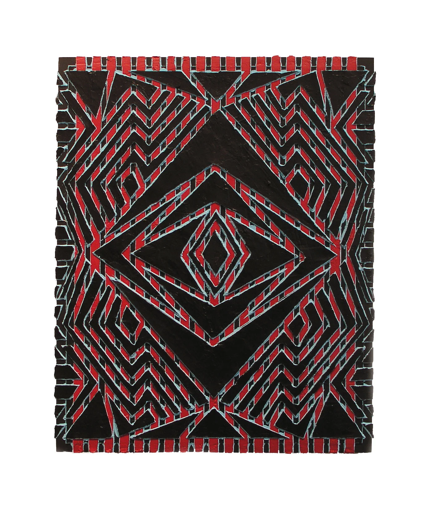 2005 "Africana" Acrylic on Masonite 20H x 16W