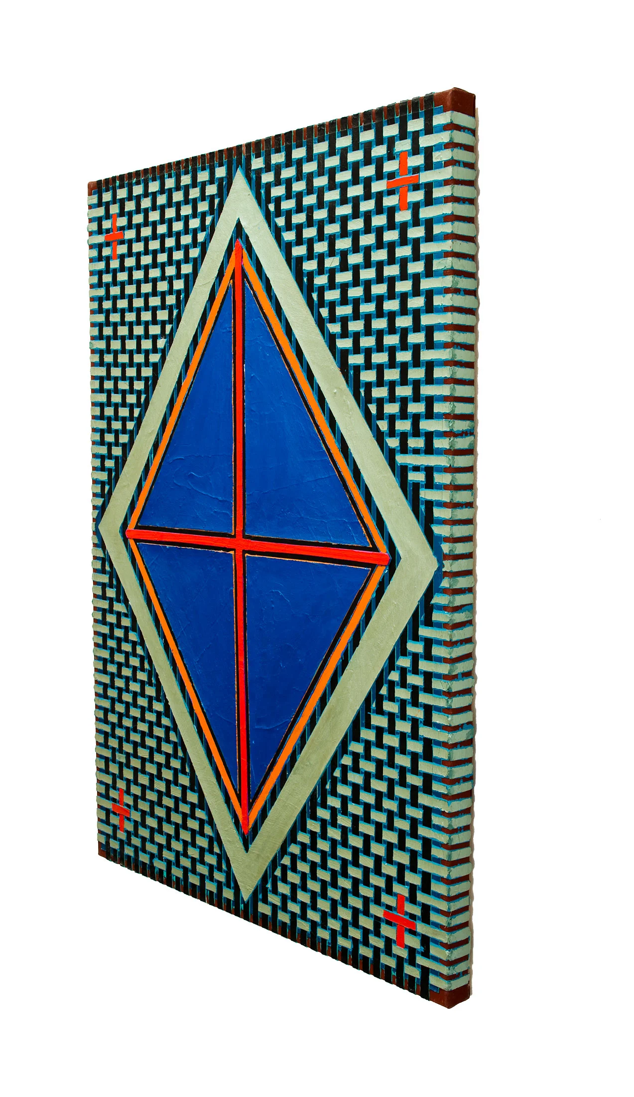 2004 "Blue Diamond w. Red Cross" Side View