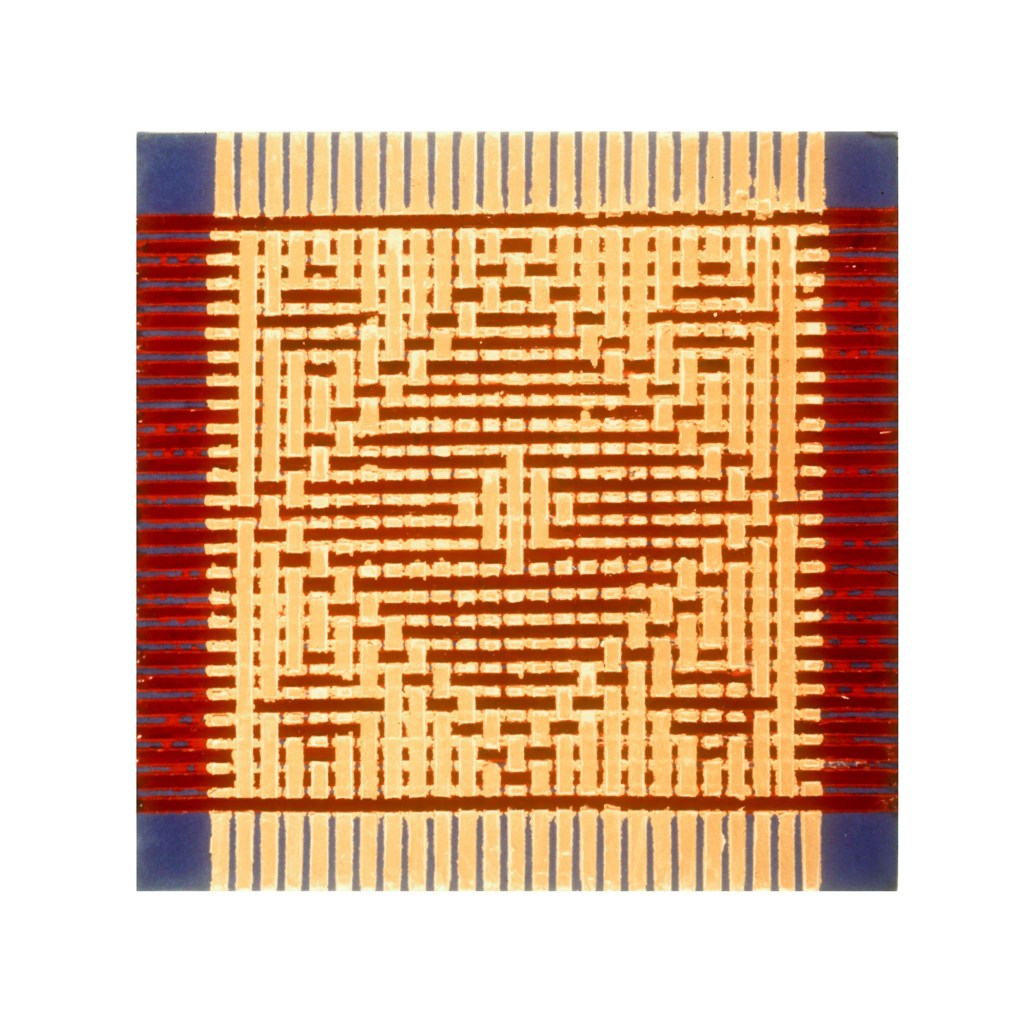 1979 "Small Weaving Painting 5" Acrylic on Canvas 12H x 12W