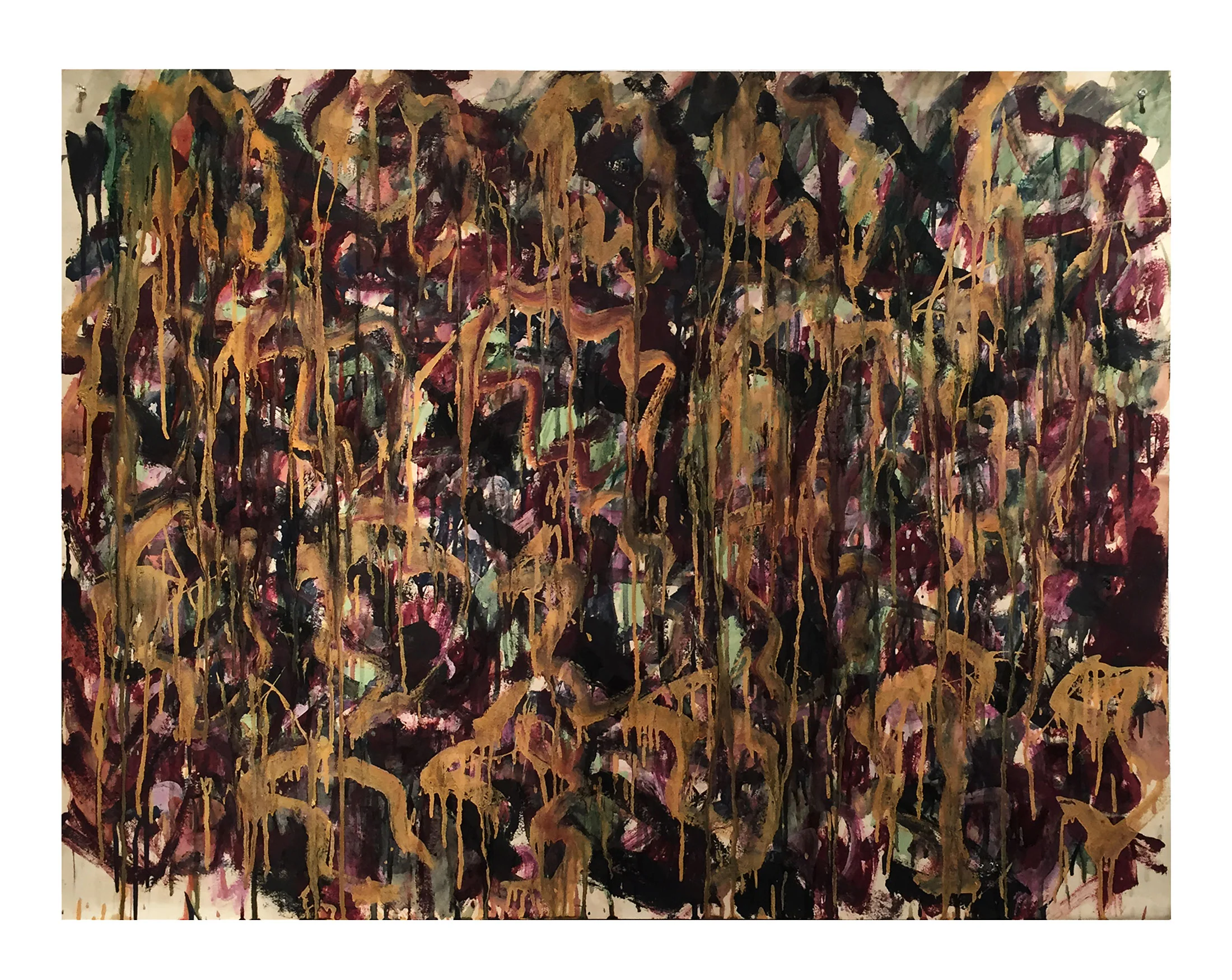 1974 "Painting on Paper 14” Oil on Paper 30H x 40W