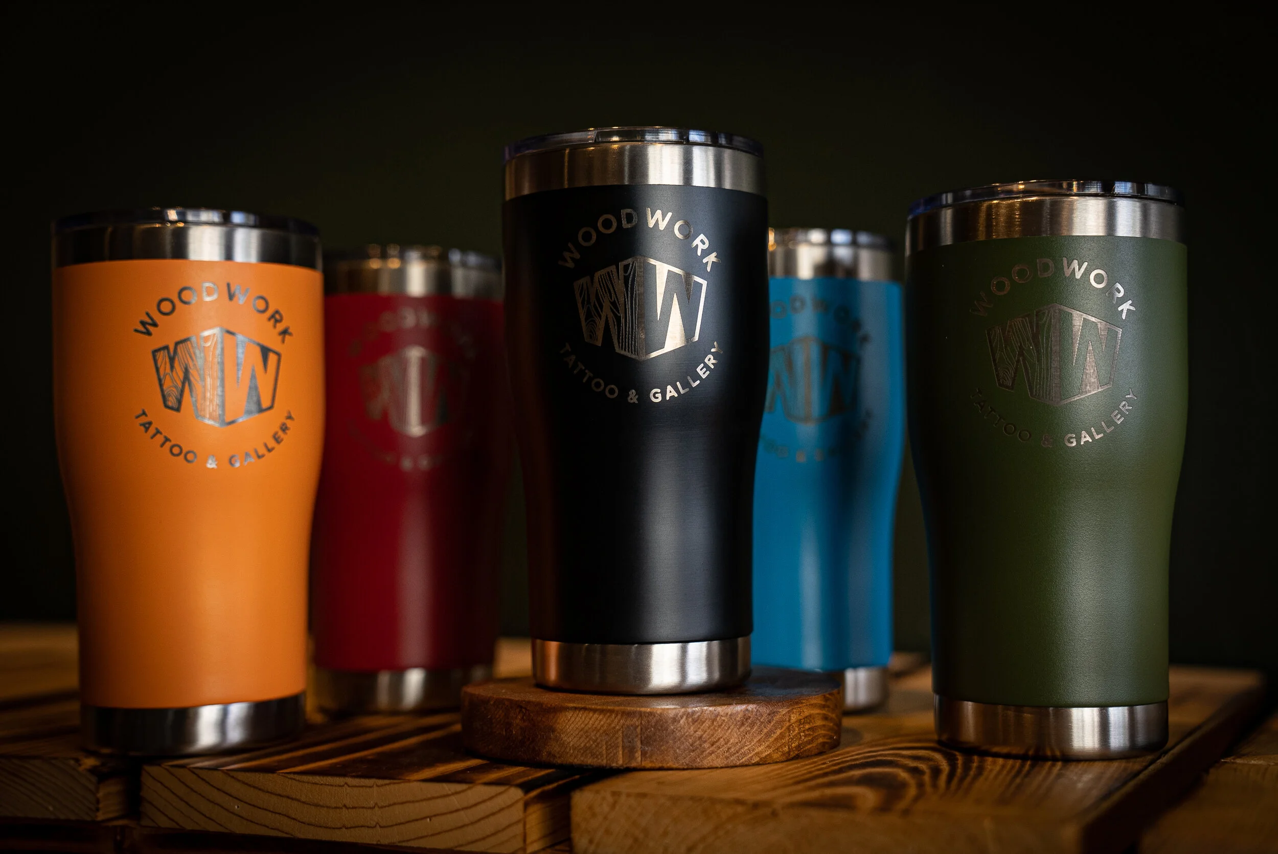 Woodwork Travel Mug