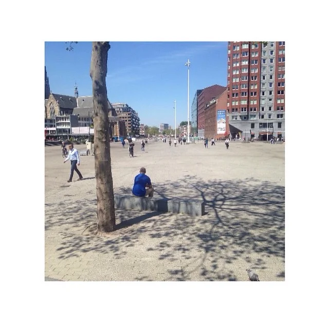Today's Office! Not a bad day to do an outdoor assignment. #photography #assigment #outdoor #rotterdam