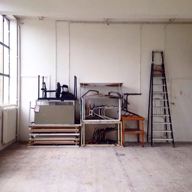day 1: Start of building our exhibition! #before #exhibition #july2016 #excited #tetris