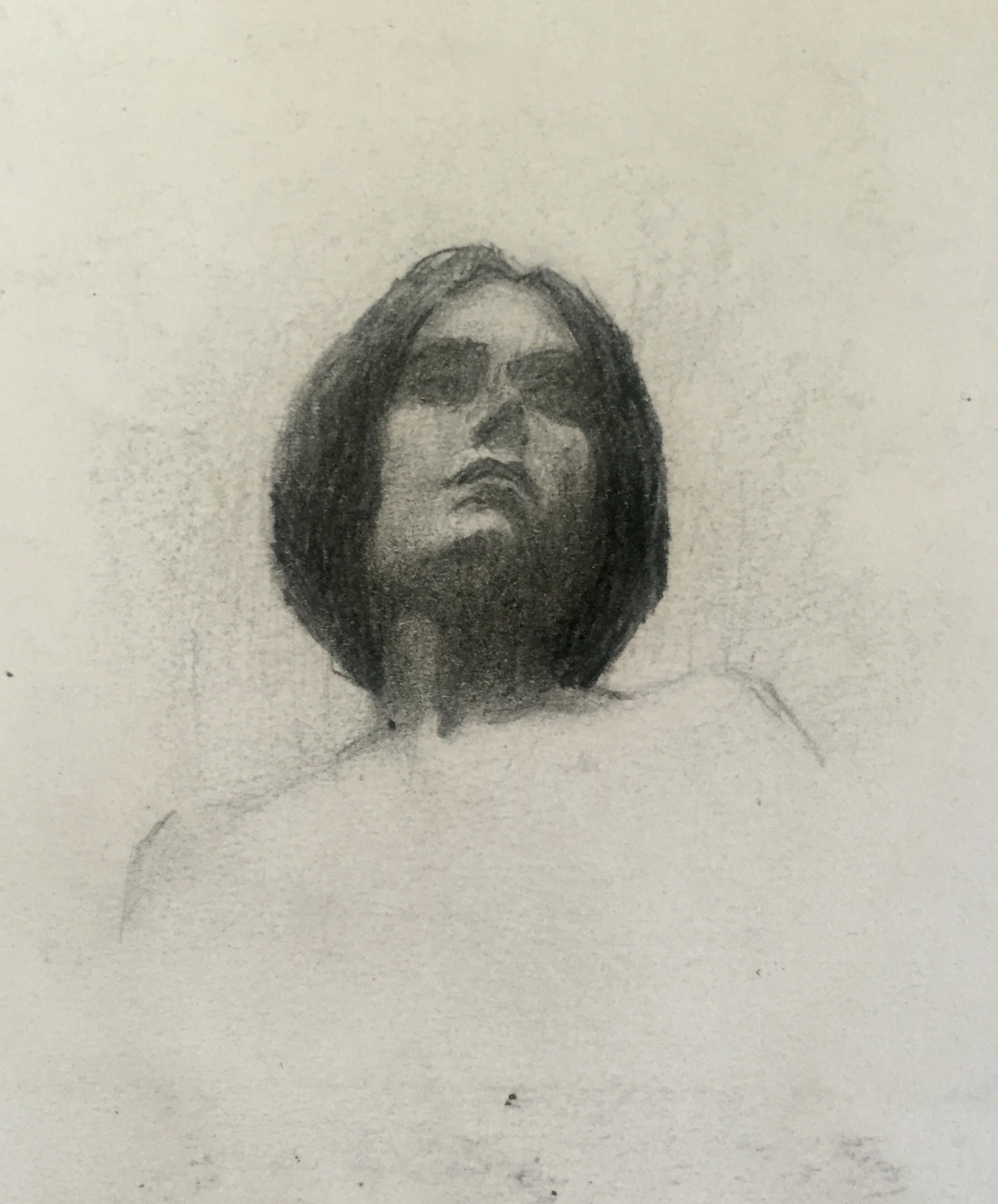 master copy, graphite, charcoal