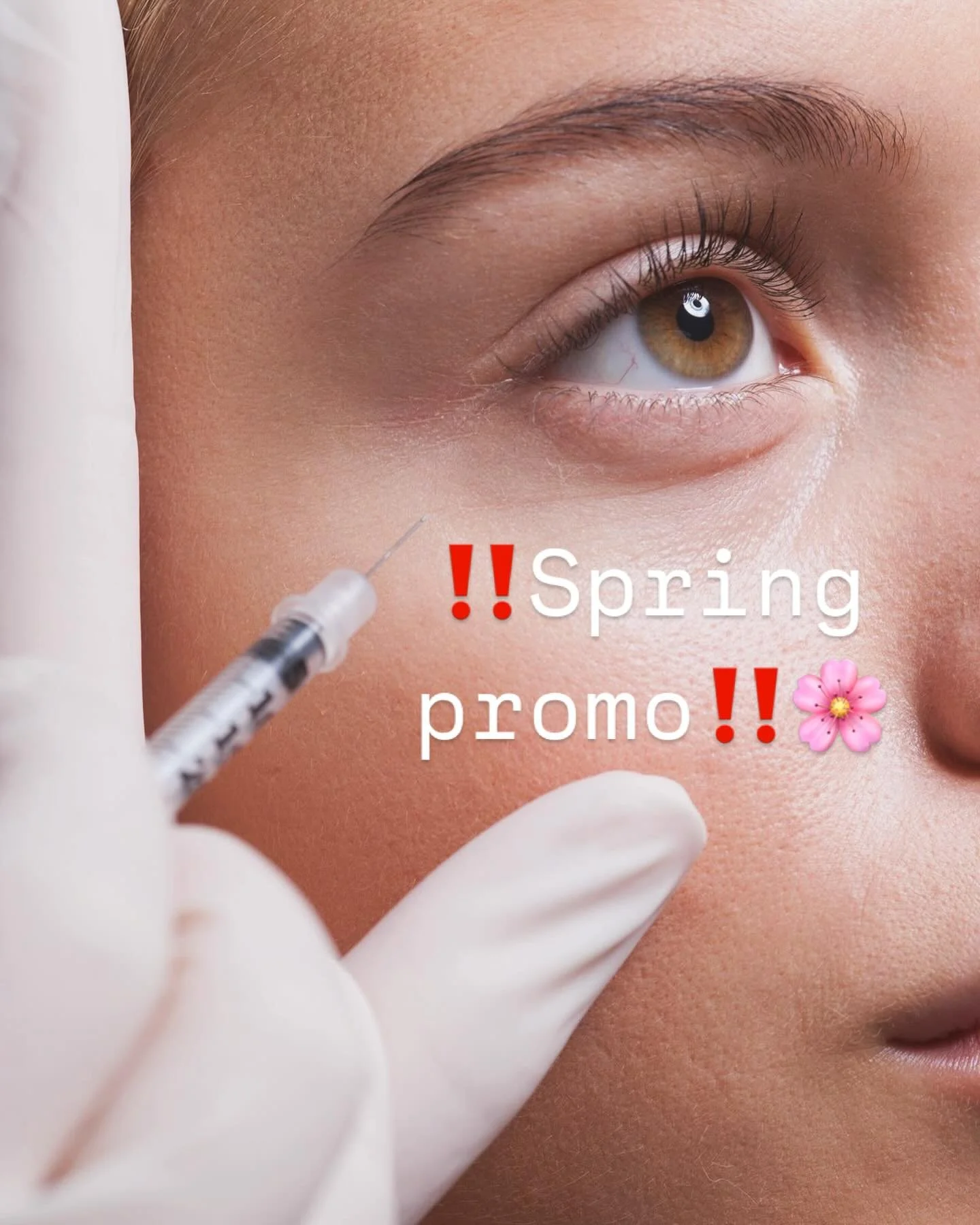 Spring Into a Fresh Look!🌸💉
Ready to feel refreshed and confident this season?
Treat yourself with our Spring injectables Special &mdash; just $8 per unit!

Limited-time offer for the next couple weeks&mdash; book your appointment today! 😊🌷