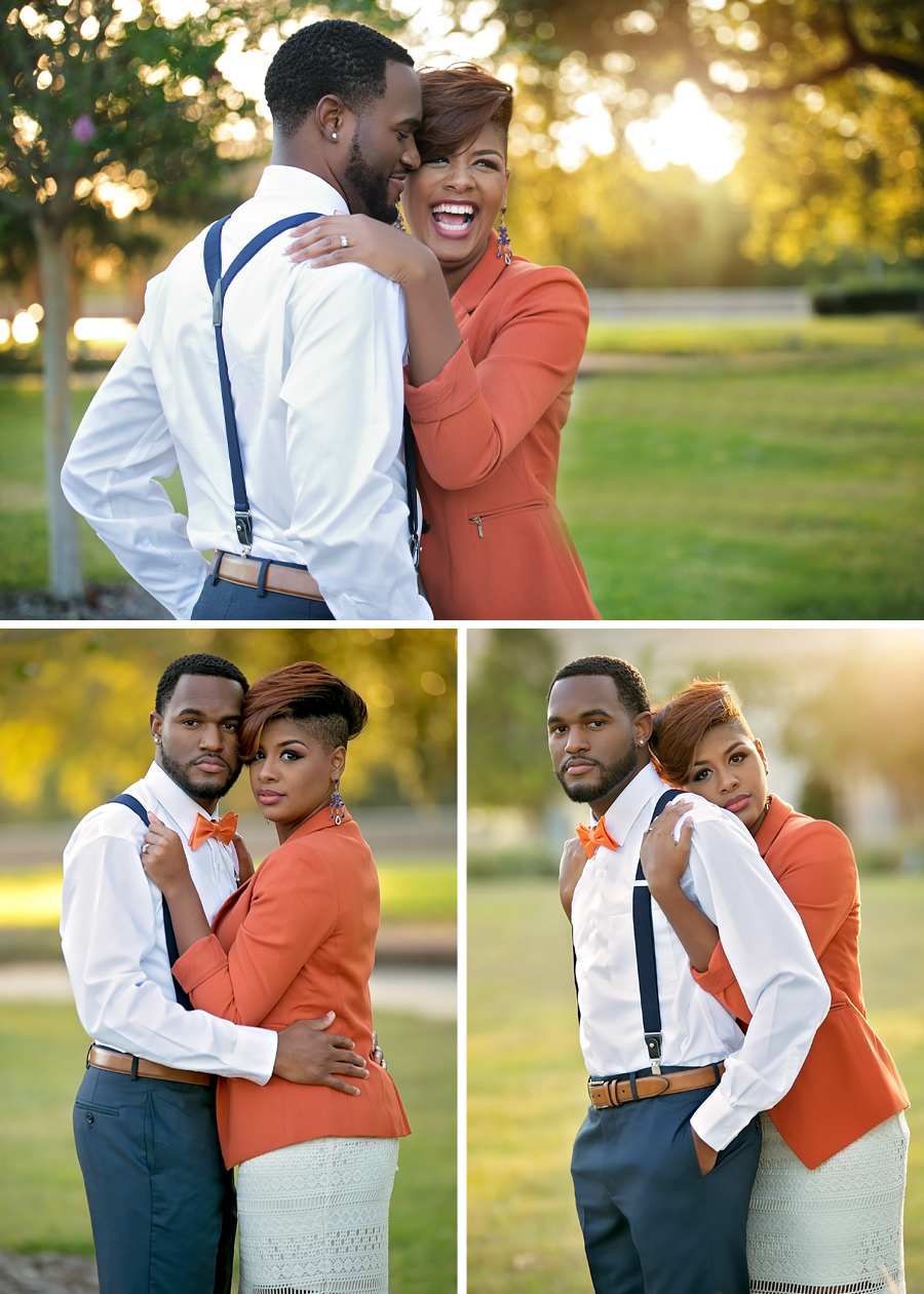 Perfectly styled engagement sessions