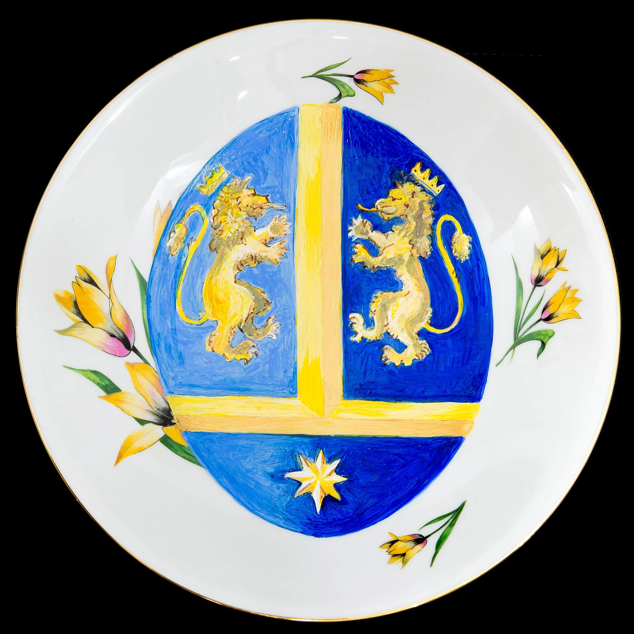 Sabine Delafon, cerimonial plate, 2021