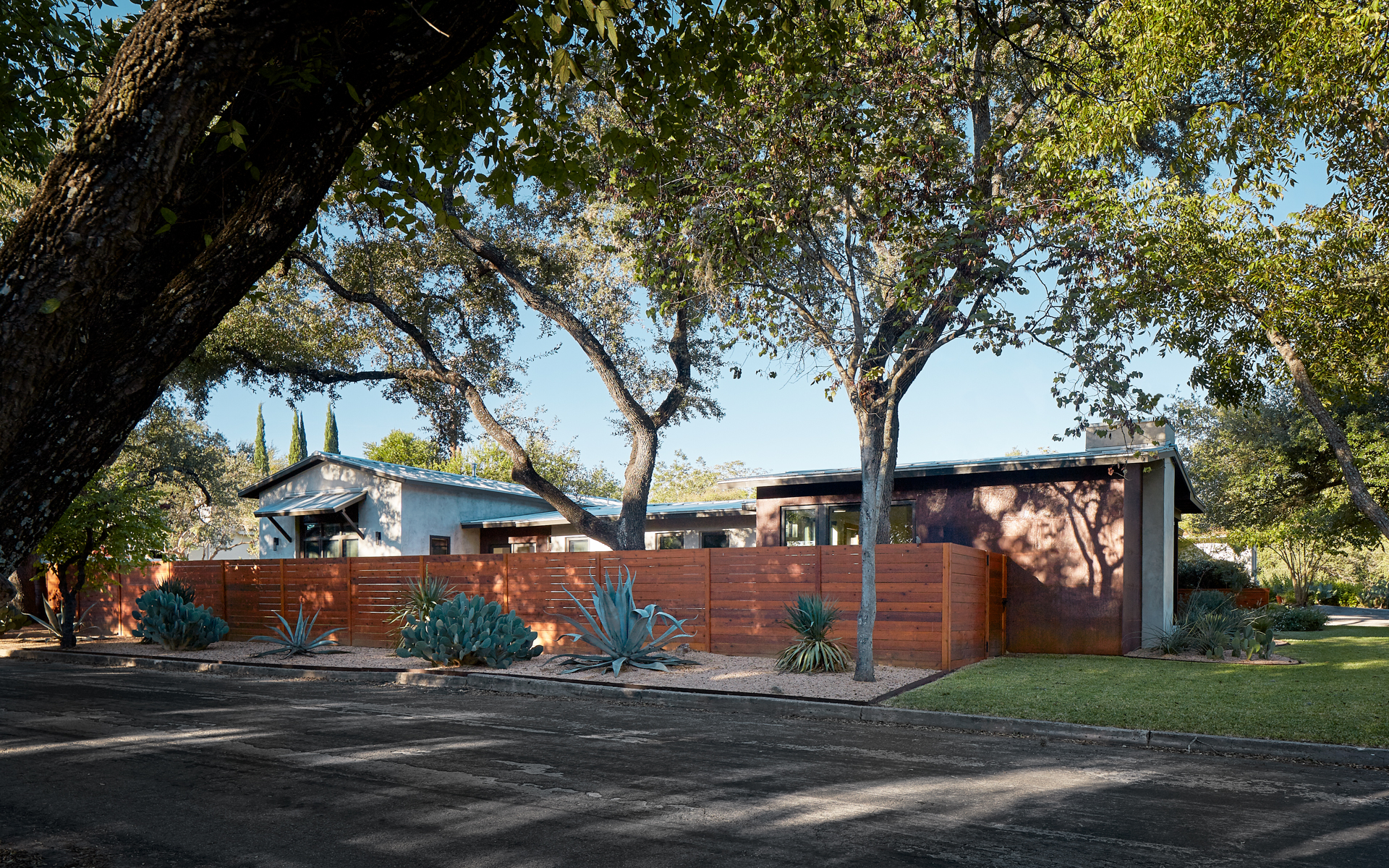 Sideyard View of Home and Addition