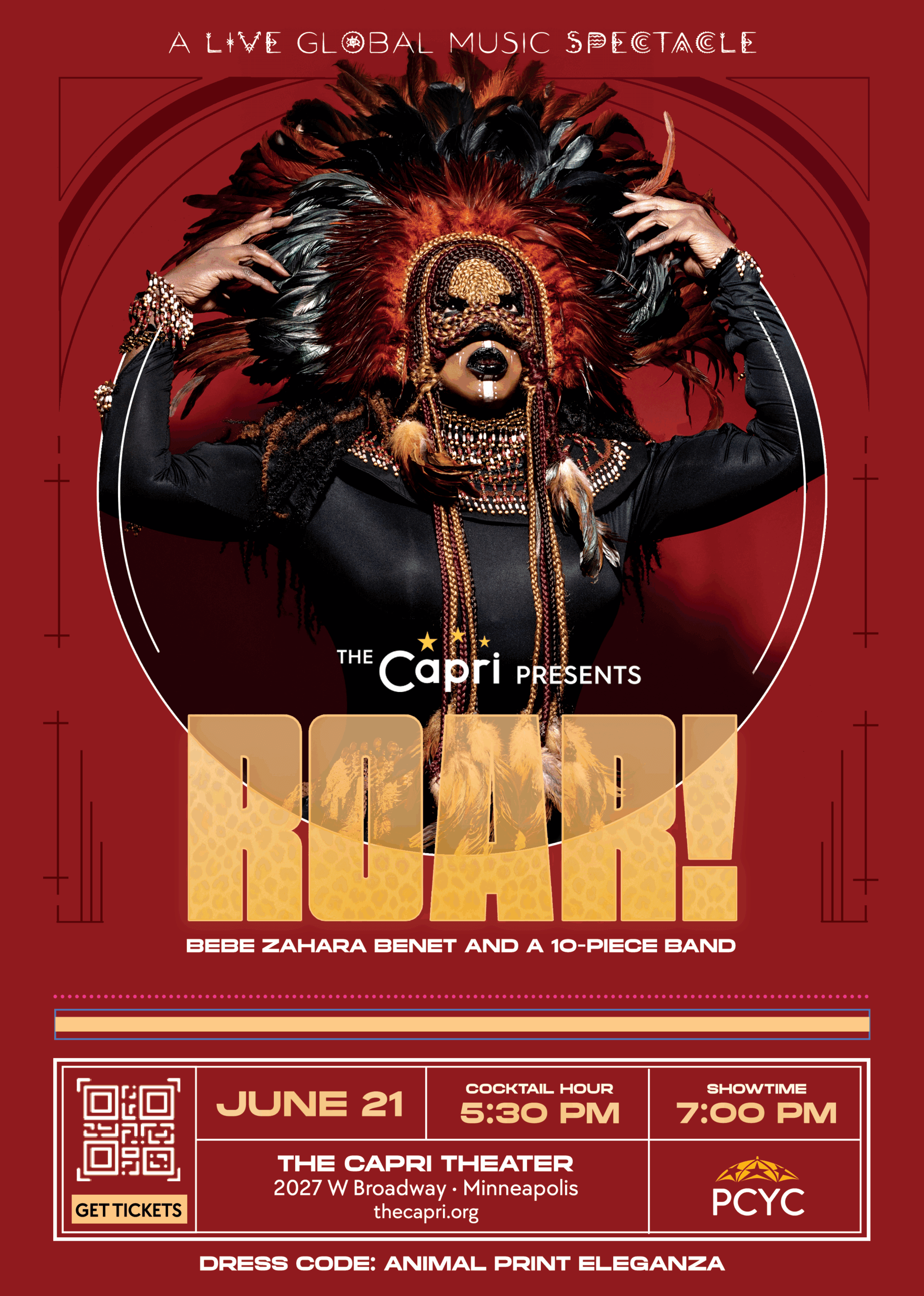 ROAR! A Global Music Spectacle Featuring BeBe Zahara Benet