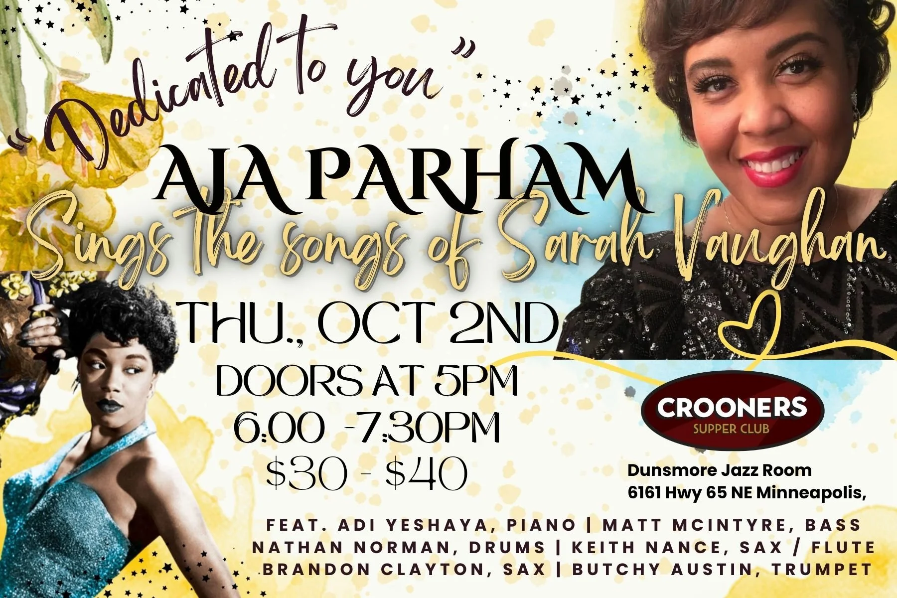 Aja Parham Sings Sarah Vaughan!