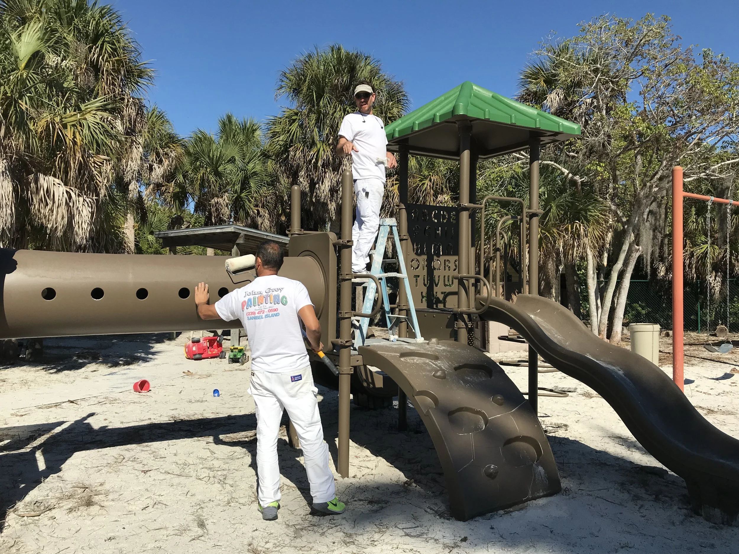 Inspecting and adding final touches!