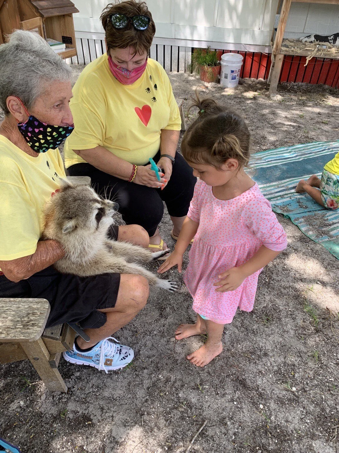 Trouper the Raccoon Visits CECI