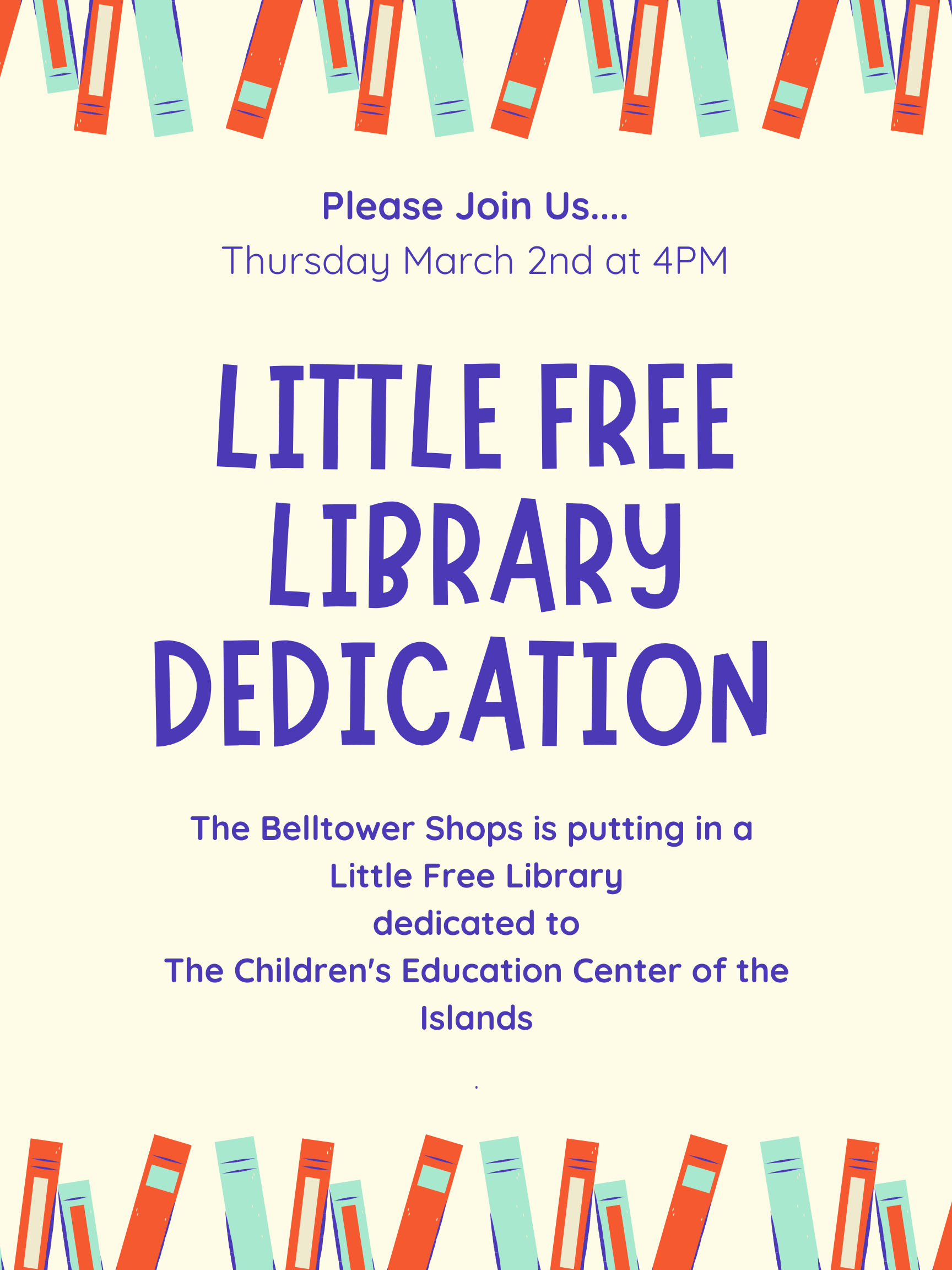 Free Little Library Dedication 