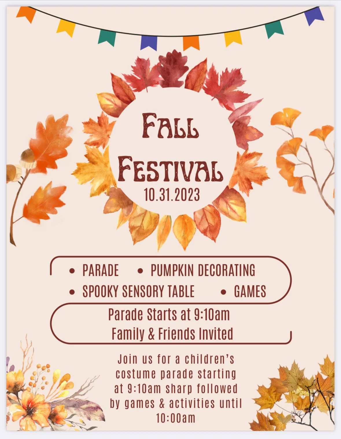 School Fall Festival