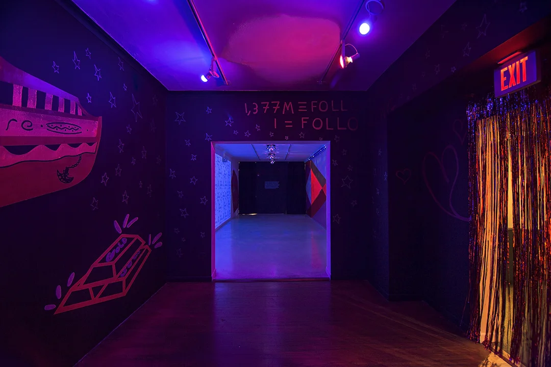 Cory Andrews Corp (Brian Gefen & Jill Weisberg) installation view from Show Us Your VIPness, Art and Culture Center/Hollywood, FL, 2017