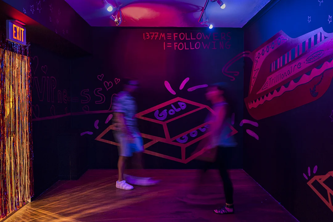 Cory Andrews Corp (Brian Gefen & Jill Weisberg) installation view from Show Us Your VIPness, Art and Culture Center/Hollywood, FL, 2017