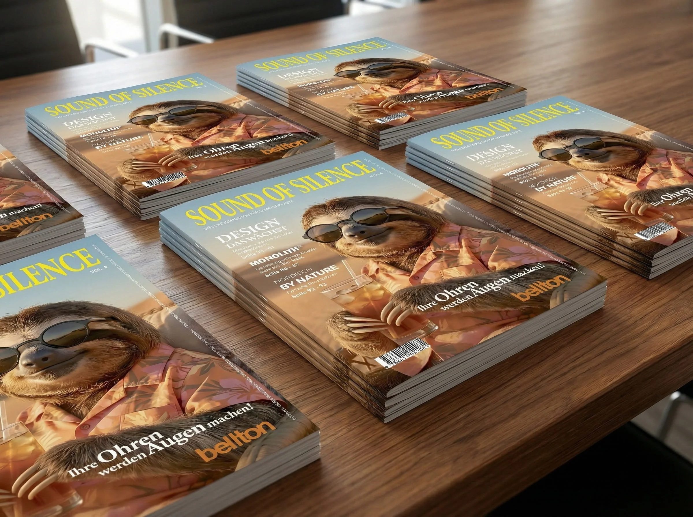 UNSERE NEUE FIRMENBROSCHÜRE IST! «SOUND OF SILENCE VOL. 8»