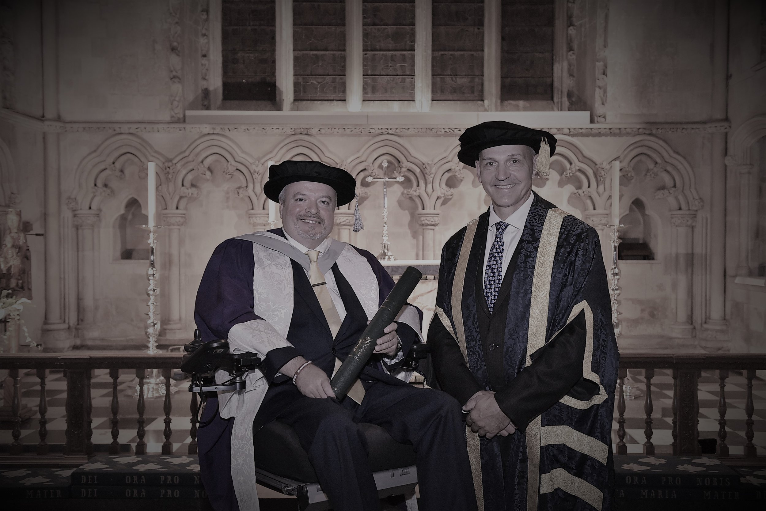 Michael McGrath with University of Hertfordsire Vice-Chancellor Quintin McKellar (003v2).jpg