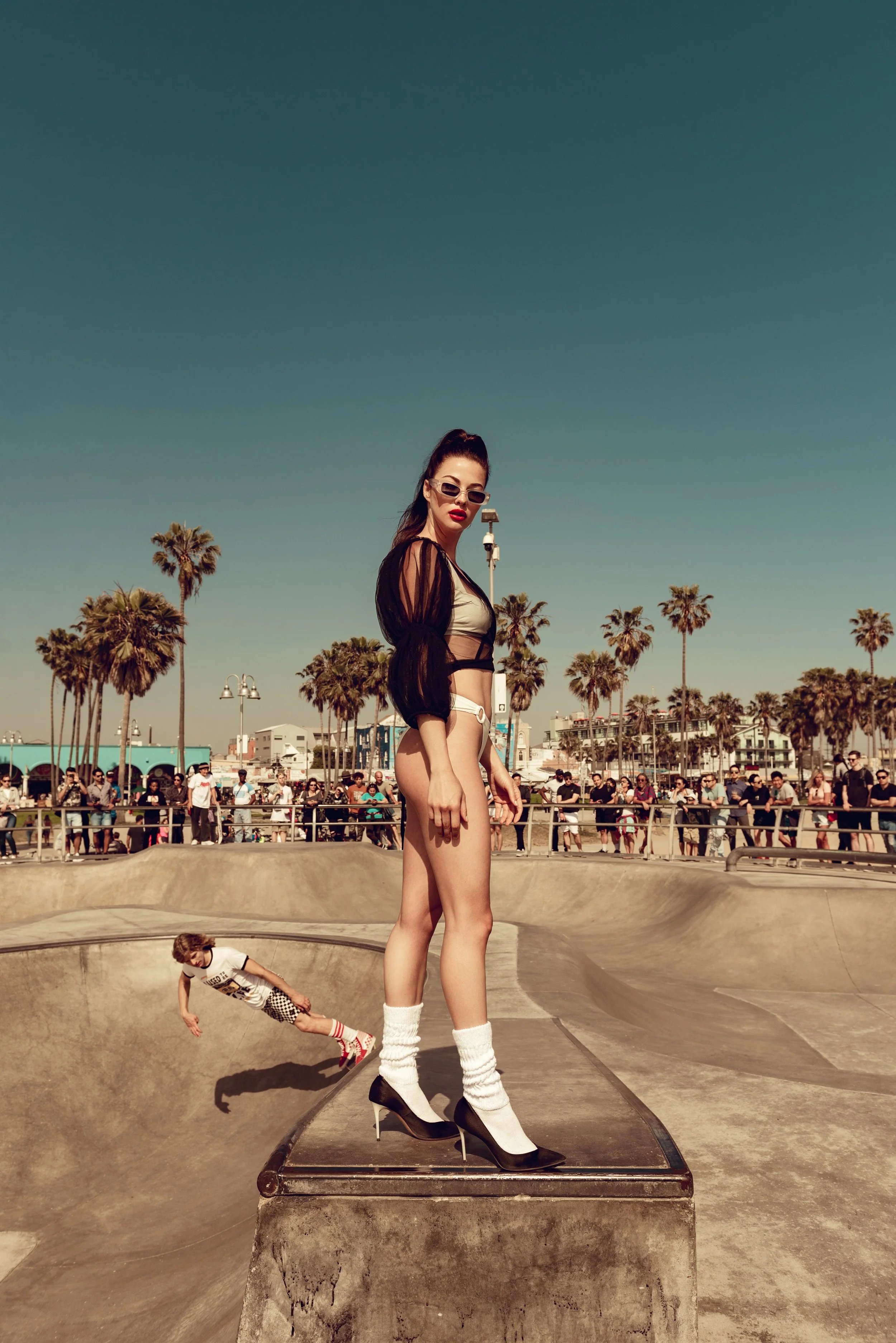  Jenny in Venice for The Industry LA   @jenny_watwood     @jethroalaba    @allynikoltchev    @mua.susie    @genevievegianhair      