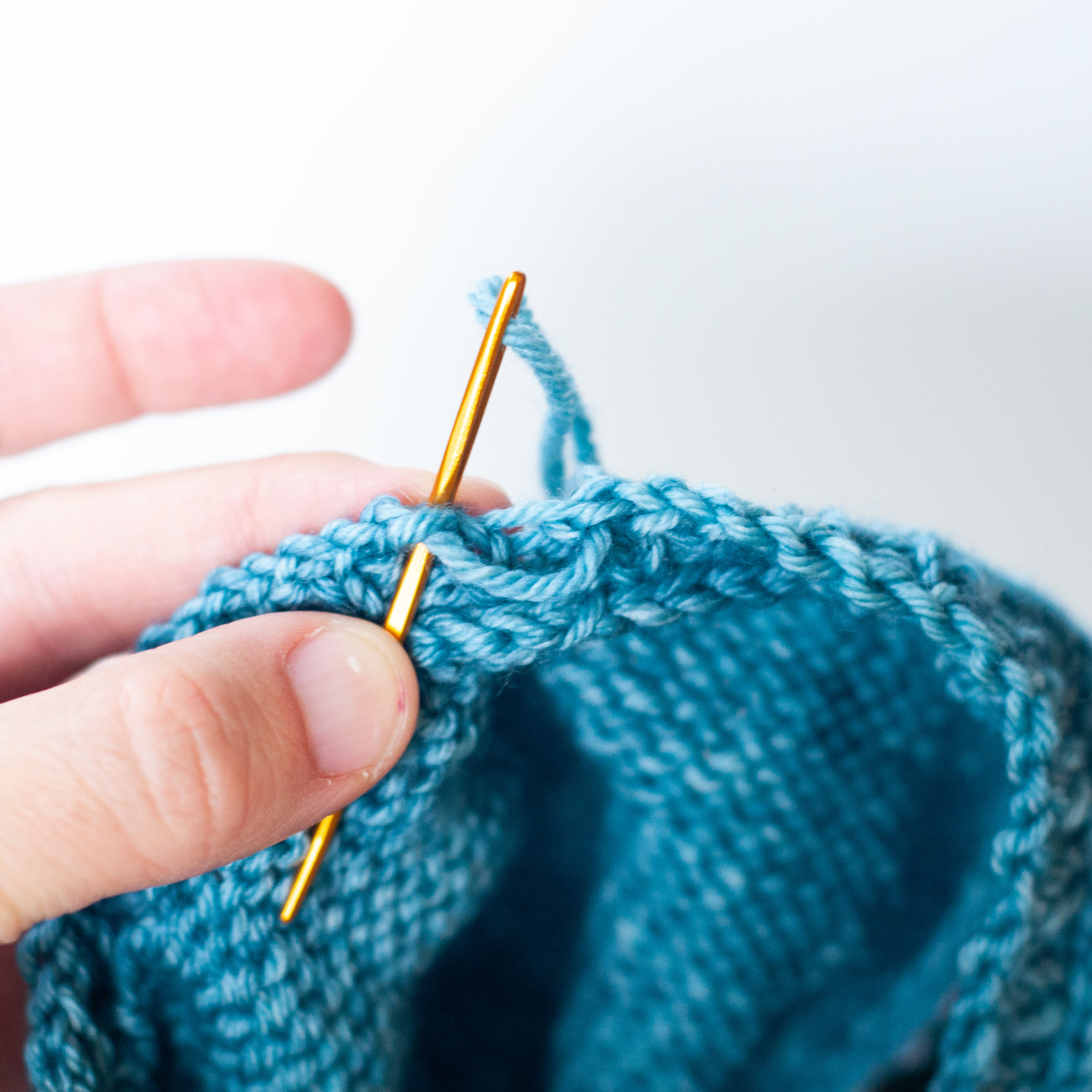 Sewn Bind Off — Tellybean Knits