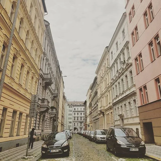 Pretty in pastels. #Prague #Praha #wanderlust #girlswhotravel #remoteyear