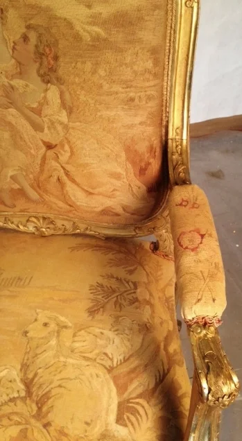 painted armrest textile copy