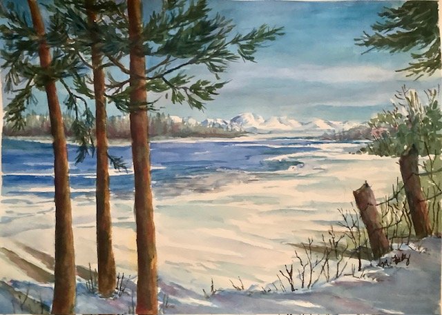 Winter Beach, MacLarens Landing