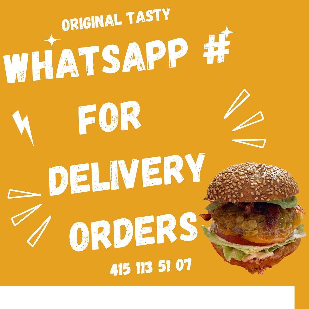 Order in and enjoy!!!! 
.
.
.
.
#delivery #foodie #fooodporn #burgers #sanmigueldeallende