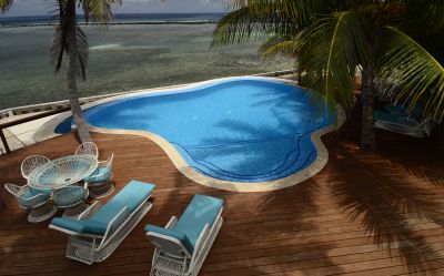 saltwater pool in Belize