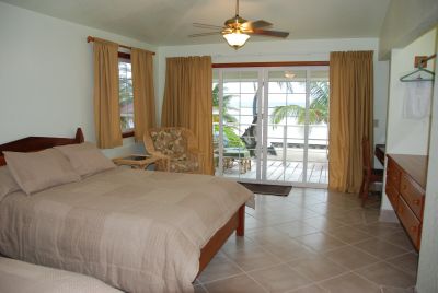 guest rooms at this fishing lodge in Belize