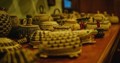 Belizean Weaved baskets