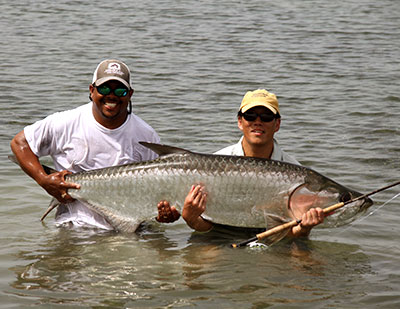 Tarpon fishing is best in the summer months