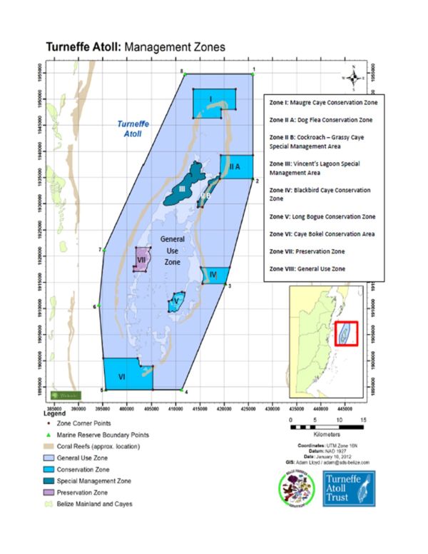 Turneffe atoll marine reserve management area