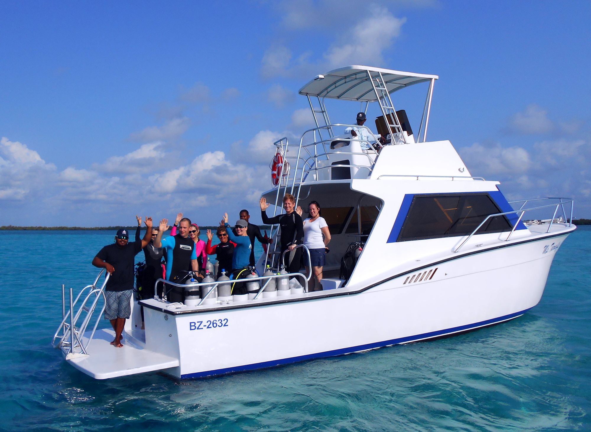 Custom Scuba diving boat 