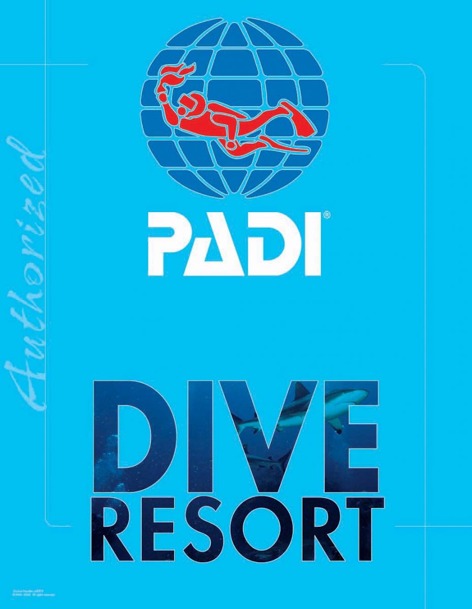 PADI certified SCUBA diving resort.